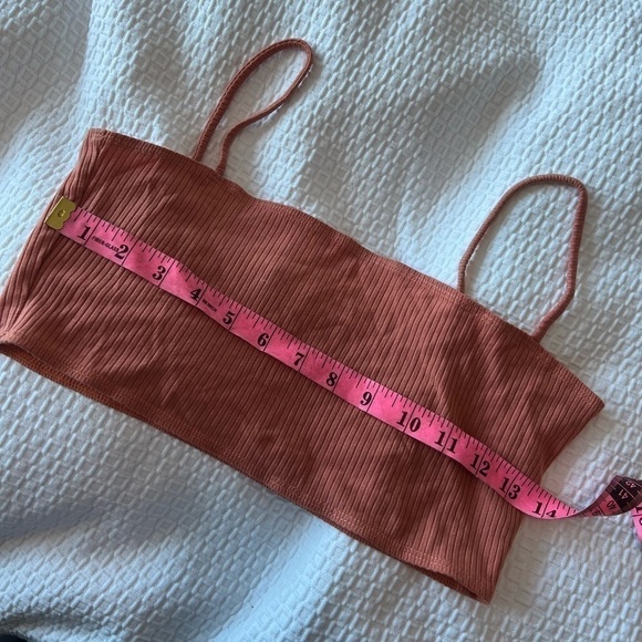 REFORMATION Ribbed Bandeau Tank Top - Picture 8 of 14